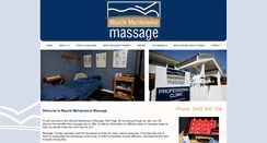 Desktop Screenshot of musclemaintenancemassage.com.au